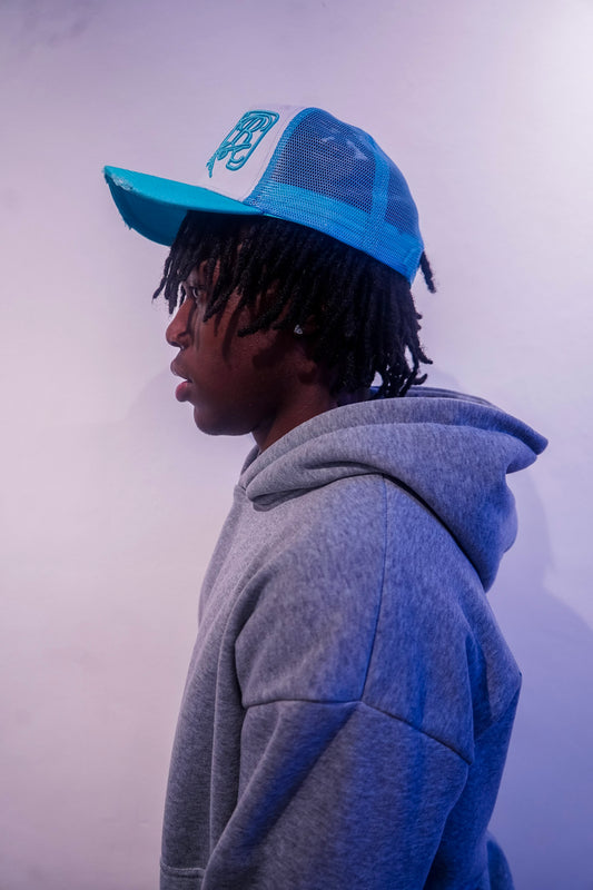 Halo-Stitch trucker cap