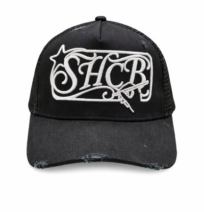 Noir trucker cap
