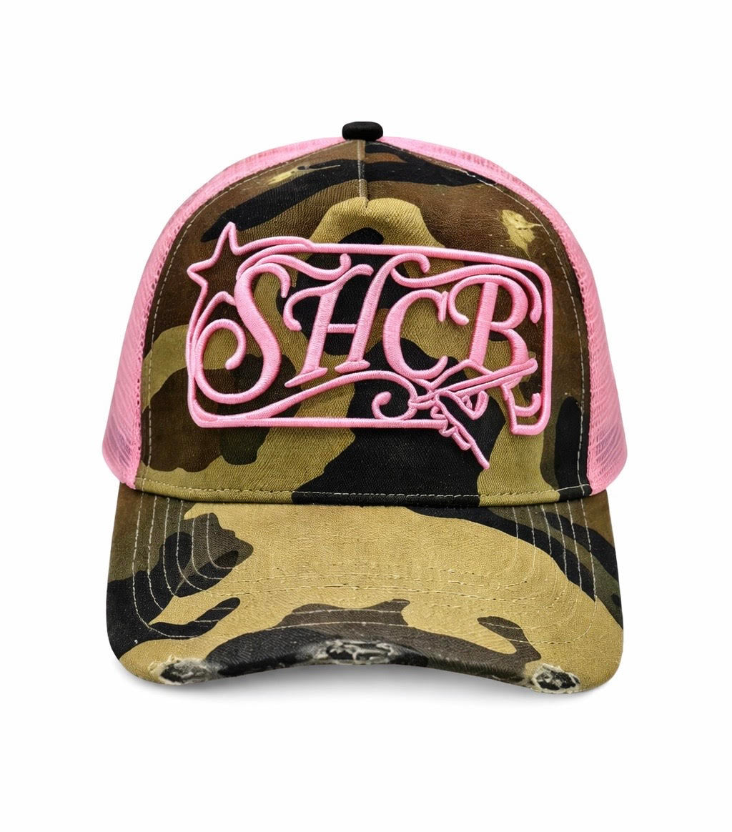 Pink-Phantom trucker cap